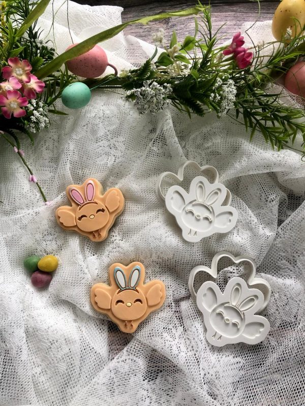 Easter Chick with Headband Cookie Cutter and Embosser Easter Chick with Headband Cookie Cutter and Embosser