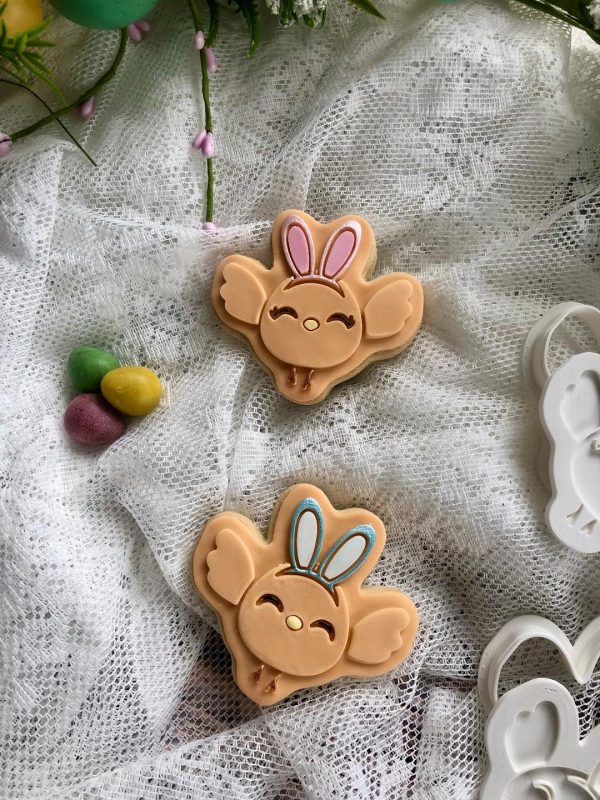 Easter Chick with Headband Cookie Cutter and Embosser Easter Chick with Headband Cookie Cutter and Embosser