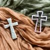 cross 2 Cross Cookie Cutter, Easter, Religious, Christening, Baptism, Church