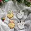 eyes open chick Easter Chick with Headband Cookie Cutter and Fondant Stamp Embosser, Bunny Ears, Chick,