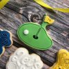 Golf Course Cookie Cutter and Fondant Stamp, Golf Theme, Father's Day