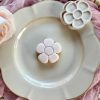 Miniature Flower Cookie Cutter and Fondant Stamp Embosser Miniature Flower Cookie Cutter and Fondant Stamp Embosser