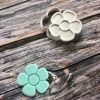 mini flower 5cm 2 Miniature Flower Cookie Cutter and Fondant Stamp, Treat Box Filler, Cute Daisy, Cute Flower, Mini Flower, Mini Daisy