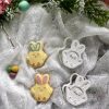 open eyes chick 4 Easter Chick with Headband Cookie Cutter and Fondant Stamp Embosser, Bunny Ears, Chick,