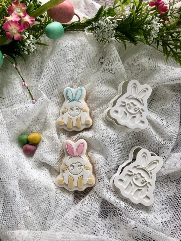 Easter Chick with Headband Cookie Cutter and Embosser Easter Chick with Headband Cookie Cutter and Embosser