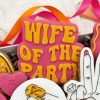 Wife of the Party Cookie Cutter and Fondant Stamp Embosser, Hen Party, Hen Do