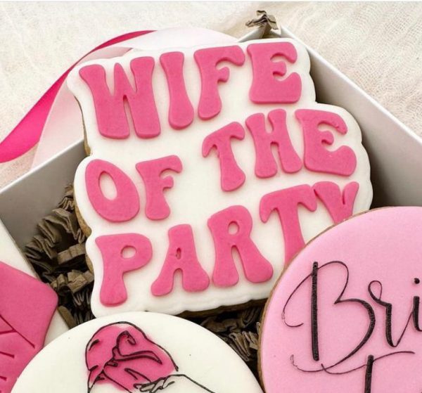 Wife of the Party Cookie Cutter and Fondant Stamp Embosser, Hen Party, Hen Do