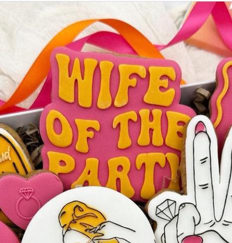 Wife of the Party Cookie Cutter and Fondant Stamp Embosser, Hen Party, Hen Do