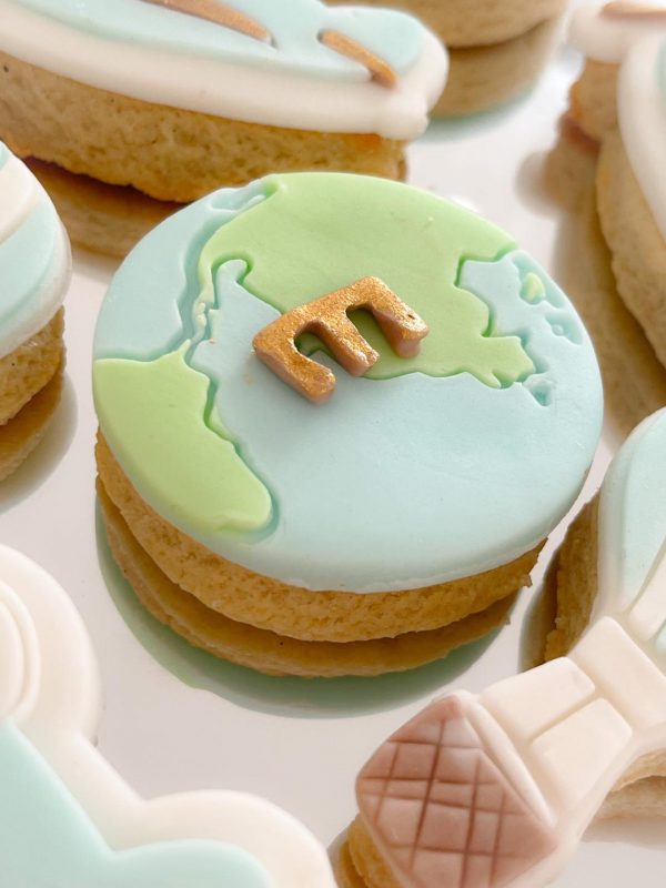 Globe Cookie Cutter and Fondant Stamp, World, Atlas, Planets, Travel, Holiday, Globe Trotter, Map