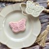 Butterfly Cookie Cutter and Fondant Stamp Embosser, Fairytale, Insect, Woodland, Fairy
