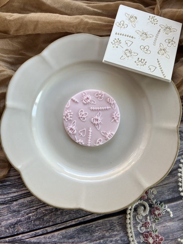 IMG_6416 Bee and Plant Pattern Fondant Stamp Embosser, Bumble Bee, Winnie The Pooh