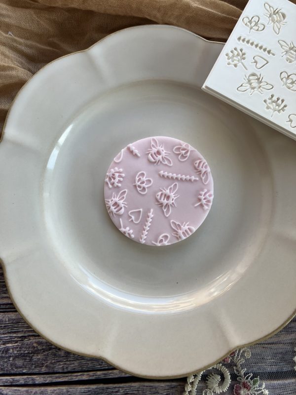 IMG_6417 Bee and Plant Pattern Fondant Stamp Embosser, Bumble Bee, Winnie The Pooh