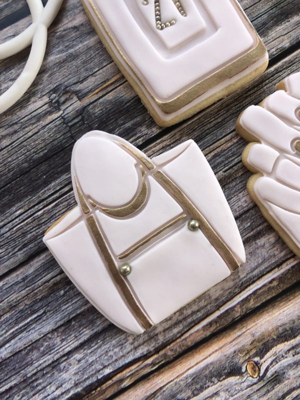 Handbag Cookie Cutter and Fondant Stamp, Purse, Bag