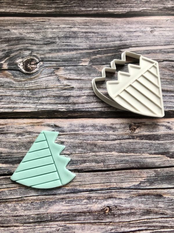 Dinosaur Party Hat Cookie Cutter and Fondant Stamp, Three Rex, Roarsome Birthday