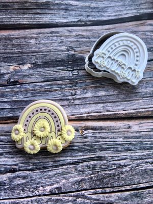 Mama Rainbow Fondant Stamp Embosser