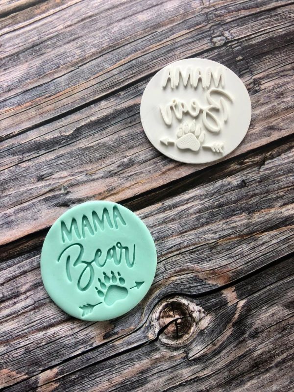 Mama bear 2 Mama Bear Cookie Stamp, New Baby, Mother's Day, Bear Theme