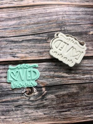 One Loved Mama Cookie Cutter and Fondant Stamp Embosser, Mother's Day, Mother's Birthday, Mum