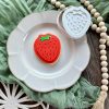 Strawberry Cookie Cutter and Fondant Stamp Embosser