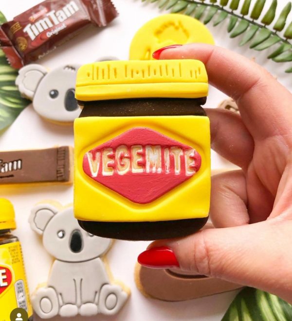 Vegemite Cookie Cutter and Fondant Stamp, Australia