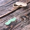 Moustache Cookie Cutter and Fondant Stamp Embosser