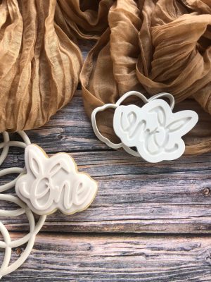 One Cookie Cutter and Fondant Stamp Embosser