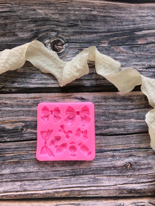 Bows Fondant Mould, Pretty Bow, Ribbon