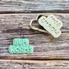 Bum Worms Cookie Cutter and Fondant Stamp Embosser, Bluey Theme, Kids TV