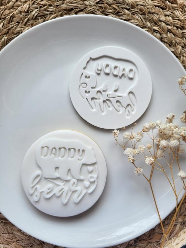 Daddy Bear Fondant Stamp Embosser