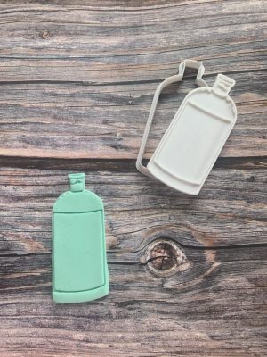 Bottle Cookie Cutter and Fondant Stamp, Poison, Gin, Potion, Halloween