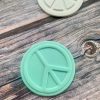 Peace Symbol Fondant Stamp Embosser, Peace Sign, Groovy, Hippie