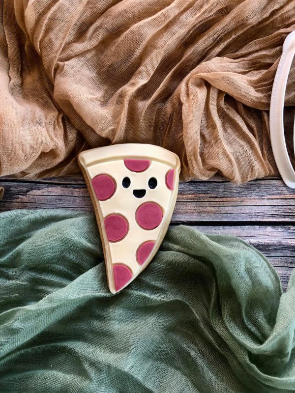 pizza 3 Pizza Cookie Cutter and Fondant Stamp, Pizza Slice, TNMT, NYC, New York City, Italy, Italian