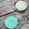 Smiley Face Cookie Cutter and Fondant Stamp Embosser, Hippie, Groovy, Peace