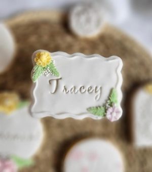 Wavy Frame Cookie Cutter and Fondant Stamp Embosser, Border, Pretty