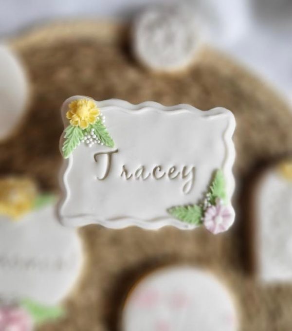 Wavy Frame Cookie Cutter and Fondant Stamp Embosser, Border, Pretty