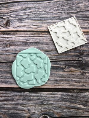 Cow Print Fondant Stamp Embosser, Rodeo, Cowgirl, Cowboy, Farm Theme