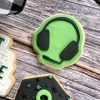 Gaming Headset Cookie Cutter and Fondant Stamp Embosser, X Box, PS5, Playstation, Gaming, Headphones