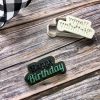 Happy Birthday Cookie Cutter and Fondant Stamp Embosser