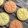 Segmented Fruit Cookie Cutter and Fondant Stamp Embosser, Orange, Lemon, Zest, Main Squeeze