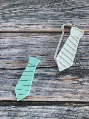 Tie Cookie Cutter and Fondant Stamp, Father's Day, Smart, Office, Clothing