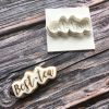 Best Tea Cookie Cutter and Fondant Stamp Embosser, Bestie, Tea Theme, Afternoon Tea