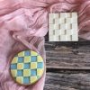 Check Pattern Fondant Stamp Embosser, Chequered, Square Pattern, Chess Board