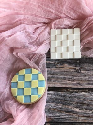 Check Pattern Fondant Stamp Embosser, Chequered, Square Pattern, Chess Board
