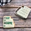Eat, Sleep, Game, Repeat Cookie Cutter and Fondant Stamp Embosser, X Box, PS5, Playstation, Gaming