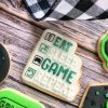 Eat, Sleep, Game, Repeat Cookie Cutter and Fondant Stamp Embosser, X Box, PS5, Playstation, Gaming