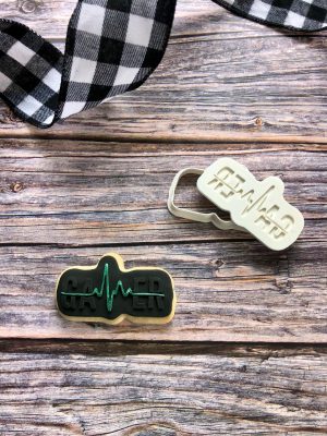 Gamer Cookie Cutter and Fondant Stamp Embosser, X Box, PS5, Playstation, Gaming