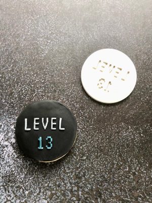 Level 13 Fondant Embosser, Gaming, 13th Birthday, Thirteenth Birthday, XBox, Playstation