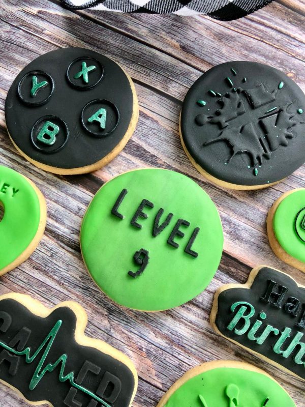 Level 9 Fondant Embosser, Gaming, 9th Birthday, Ninth Birthday, XBox, Playstation