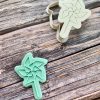 Windmill Cookie Cutter and Fondant Stamp Embosser, Pinwheel, Summer, Whimsical