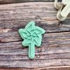 Windmill Cookie Cutter and Fondant Stamp Embosser, Pinwheel, Summer, Whimsical