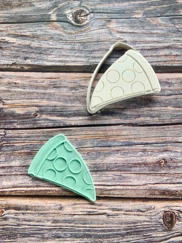 pizza Pizza Cookie Cutter and Fondant Stamp Embosser, TNMT, Pizza Slice, New York, Italy, Italian
